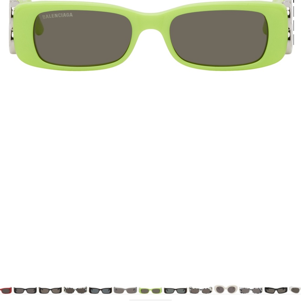 balenciaga dynasty sunglasses yellow